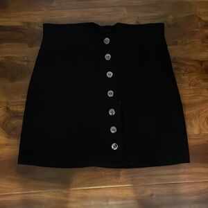 Mi Ami Women’s Black Denim Skirt Size M